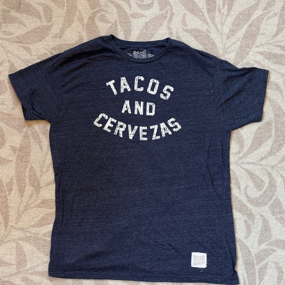 The Original Retro Brand Tacos and Cervezas Graphic Tee